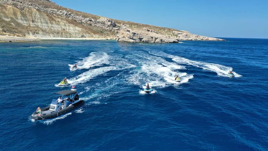 Mellieha: Comino and Blue Lagoon Jet Ski Safari Tour at 3 PM - Getting started at Blue Waves Watersports, with instruction that actually matters