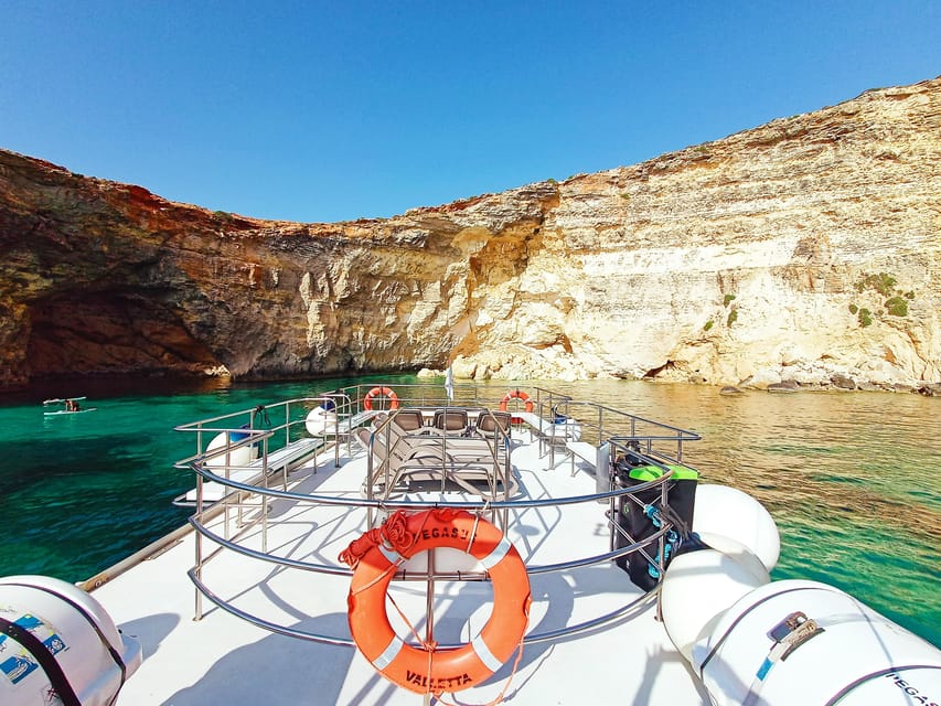 Mellieha: Comino, Crystal & Blue Lagoon 2 Bay Evening Cruise - Crystal Lagoon: 1 Hour of Clear Water and Easy Snorkel Time