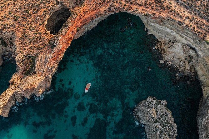 Mellieha: Gozo, Comino, Sea Caves, and Blue Lagoon Cruise - Santa Marija Bay plus Santa Maria Caves and Elephant Head