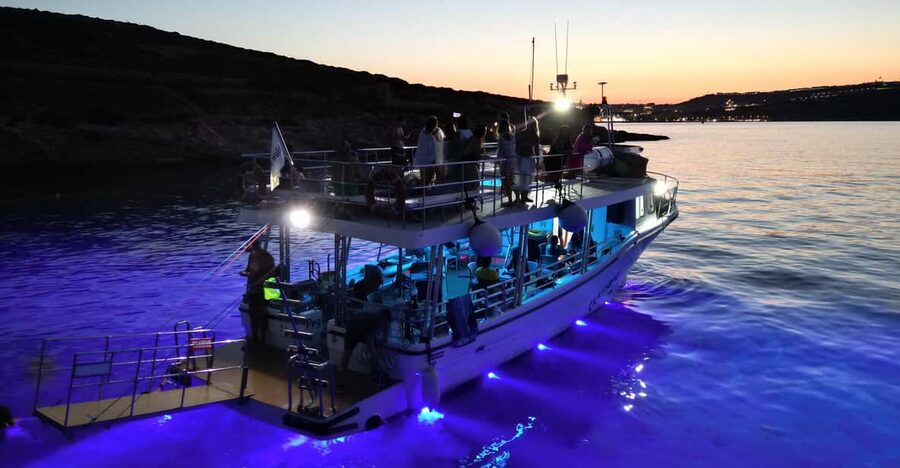 Mellieha: Two Bay Evening Cruise Including The Blue Lagoon - Crystal Lagoon Stop: Sea Caves, Protected Water, and Big Views