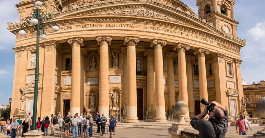 Mosta: City Highlights Tour with Buffet Lunch - The World War II Air-Raid Shelter: A Malta Reality Check