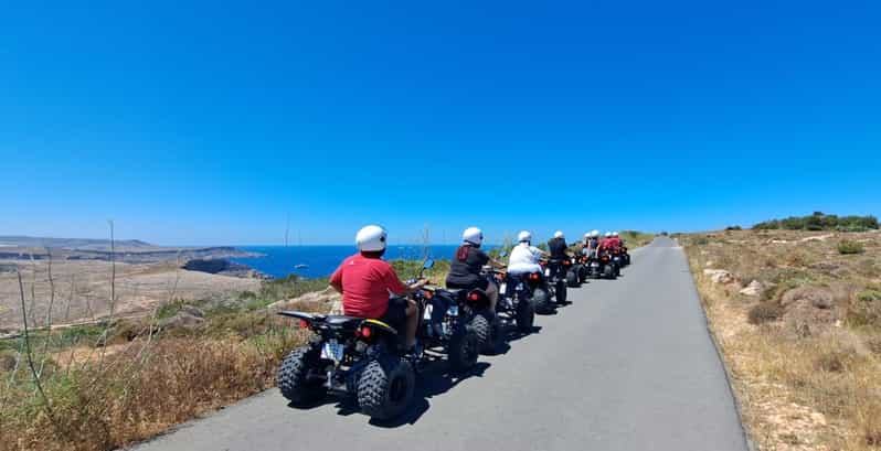 North Malta: Quad Bike Tour with Scenic Land, Sea & Swimming - Key highlights at a glance