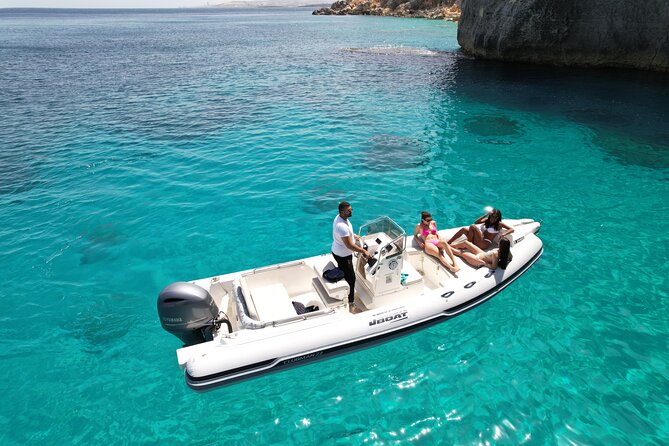 Private Boat Charter Comino, Blue Lagoon, Crystal Lagoon, Gozo - Setting off from Sliema Promenade, then hitting the coast sights