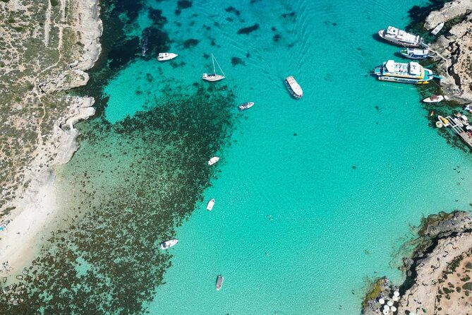 Private Boat Tour at Comino's Blue Lagoon and Crystal Lagoon - Stop 1: Blue Lagoon swim with snorkel gear and calmer anchoring
