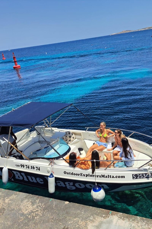 Private Boat Tour: Discover Comino's Blue and Crystal Lagoon - Cave and Window Areas by Boat: L-Għar ta’ Bla Saqaf, It-Tieqa, and Taħt il-Ħnejja