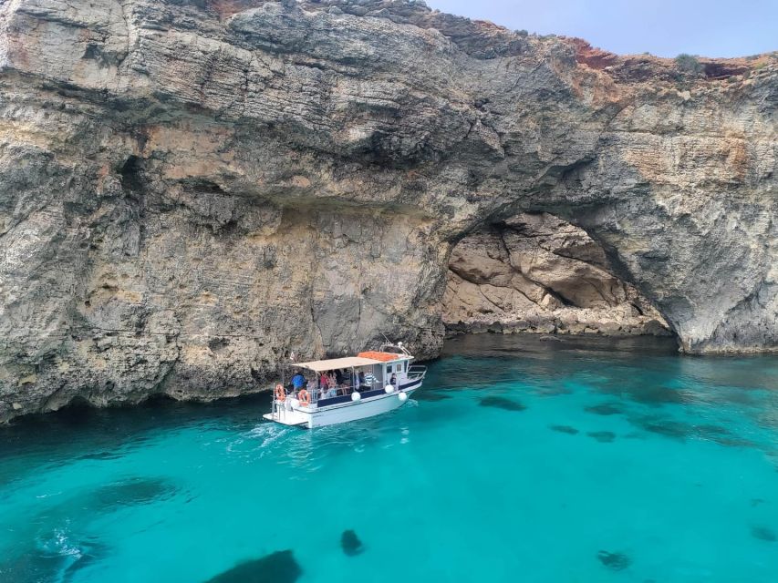Private Boat Tour Experience with Blue Lagoon and Comino - Blue Lagoon: the first big water stop