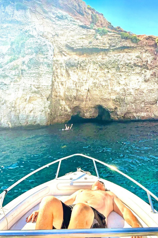 Private Boat Tours From Malta/Gozo: Comino & Blue Lagoon - Onboard comfort: canopy sundeck, Wi-Fi, Bluetooth music, and safety gear