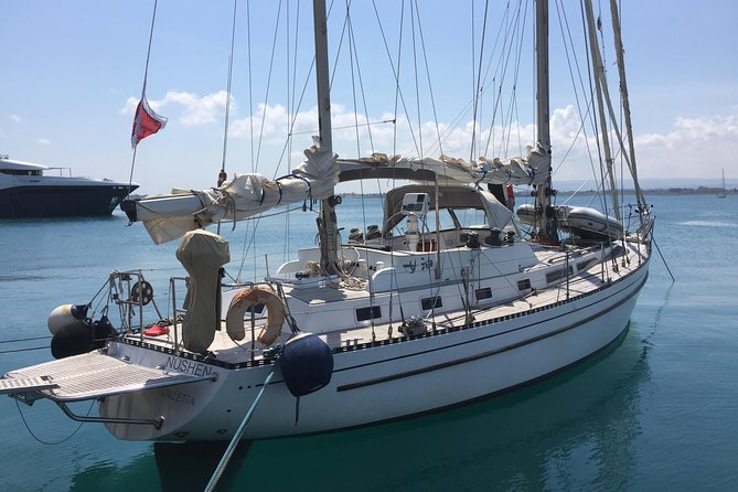 Sailing charter along the Maltese shoreline incl. Lunch and drinks - Captain Michael and the Value of a Small-Group Sail Day
