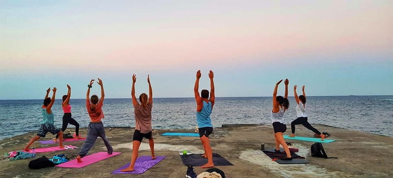 Sliema: Beach Yoga Class with Swimming - Getting There: Sliema Chalet and Beach-Vs-Studio Reality