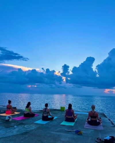 Sliema: Beach Yoga Class with Swimming