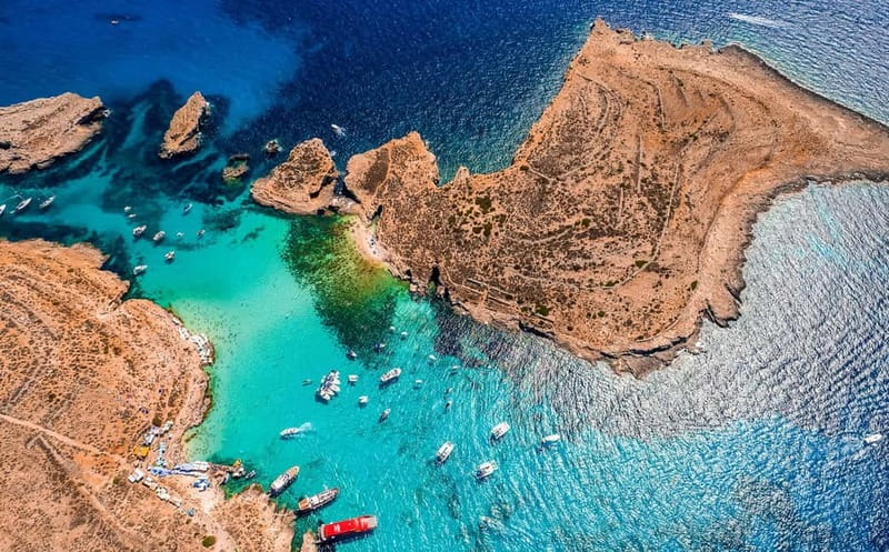 Sliema: Gozo/Comino Blue Lagoon Gulet Cruise w/ Lunch+Drinks - Blue Lagoon on Comino: the main event and what to expect