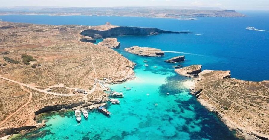 St Julian's: Comino Blue Lagoon Half Day - Return cruise back to St George’s Bay, timing at about 13:00