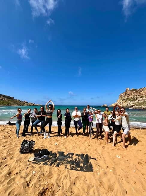 Sunday: Ghajn Tuffieha (Riviera) Beach Yoga Class - Timing, pacing, and how to make the most of it