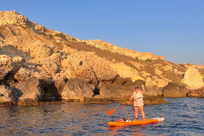 SUP Sunset Paddling to Ta Marija Caves - Ta’ Marija Cave Entrance: How to Get the Best Photos Without Stress