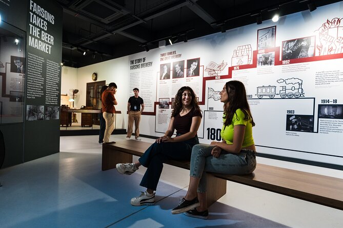 The Farsons Brewery Experience Entry Ticket and Beer Flight - Stop at Cisk Tap Rooftop Bar for 18+ Visitors