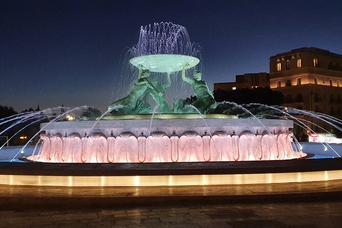 Valletta Food Tour - Stop 2: Valletta City Gate, Triton Fountain, and Renzo Piano’s Parliament