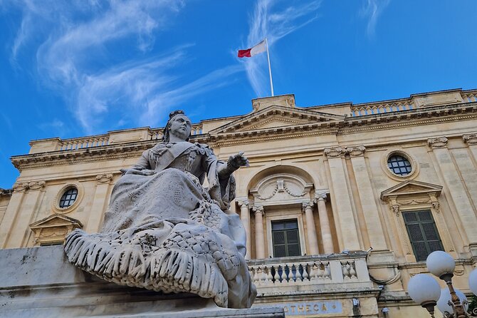 Valletta Private Historical and Cultural Walking Tour - Republic Square: where locals and queens share the same café life