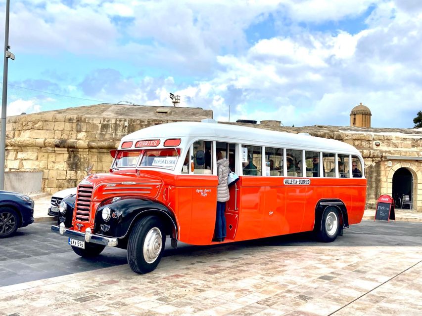 Valletta: Sunday Vintage Bus to Marsaxlokk - Valletta pickup near Triton Fountain: the start matters