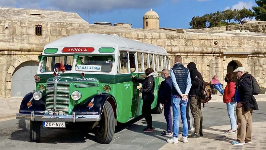 Valletta: Vintage Bus to Valletta, Sliema, Rabat & Mdina - A Vintage Malta Bus That Lets You Roam at Your Own Pace